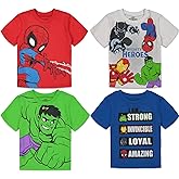 Marvel 4 Pack Graphic T-Shirts
