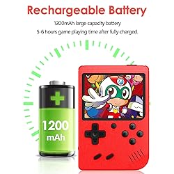 Huunad Handheld Game Consoles, T-C Charger Prot