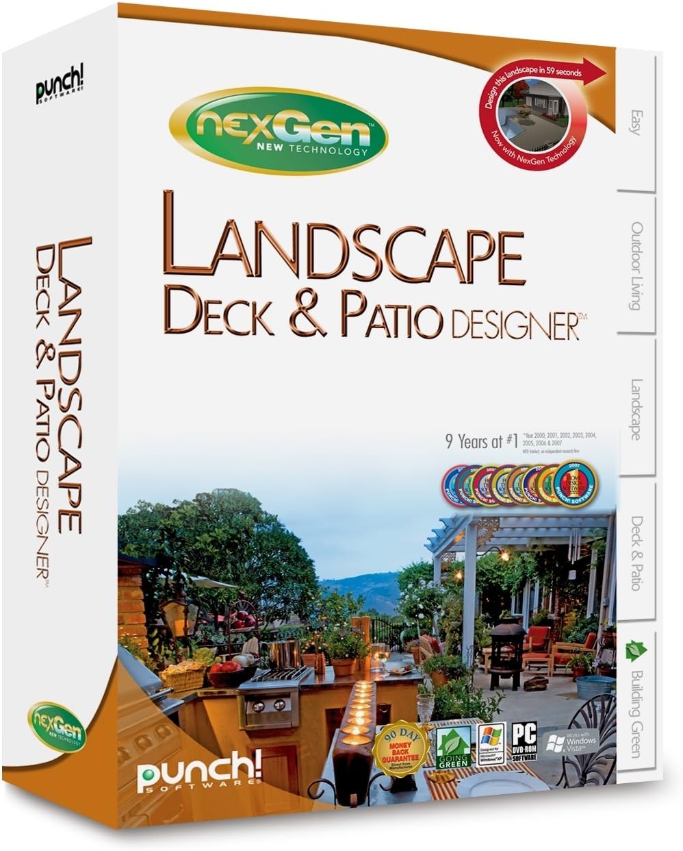 Amazon Com Punch Landscape Deck Patio Designer With Nexgen