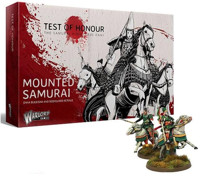 Warlord Games Test of Honour - Samurai Miniatures Game - Mounted Samurai (6) (28mm)