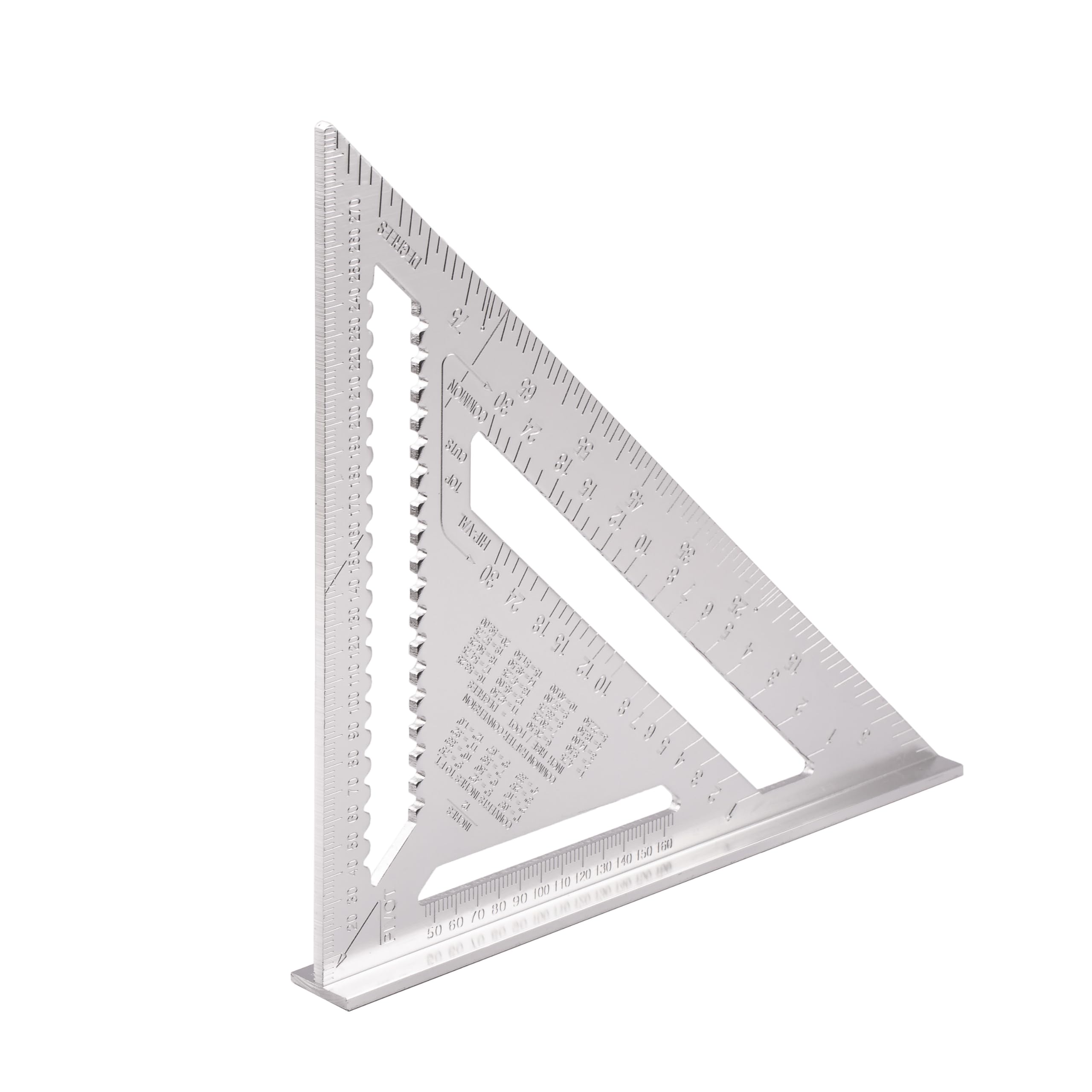 MIVOS Aluminium Carpenter's Square 300 mm - Aluminium Construction, 300 mm x 40 mm