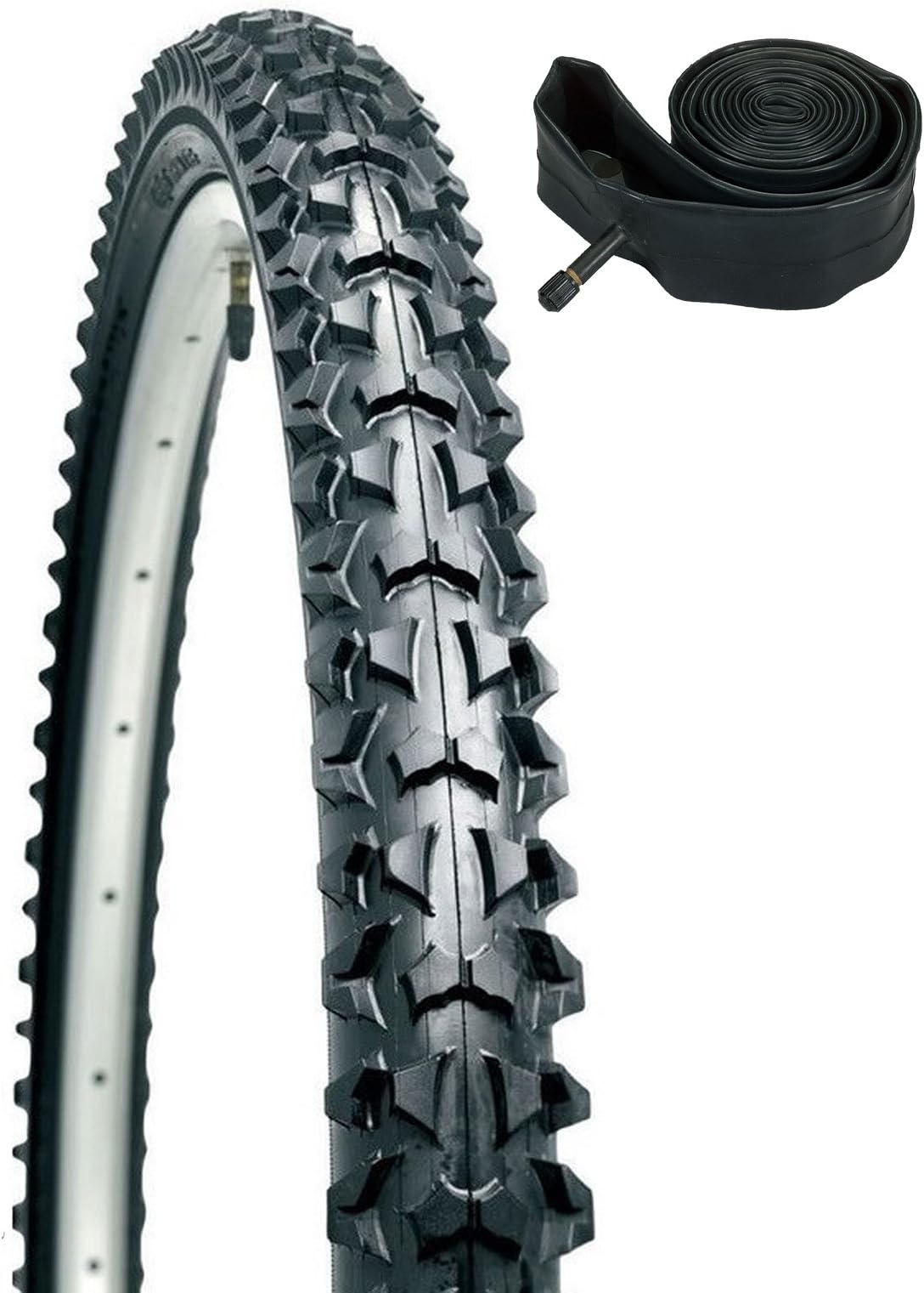 CST Eiger Mountain Bike MTB Tyre 26" x 1.95" & Schrader Inner Tube