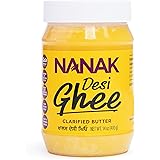 Nanak Desi Ghee, Clarified Butter, 14 oz., Keto & Paleo Friendly, High Smoke Point, Source of Vitamins A & D