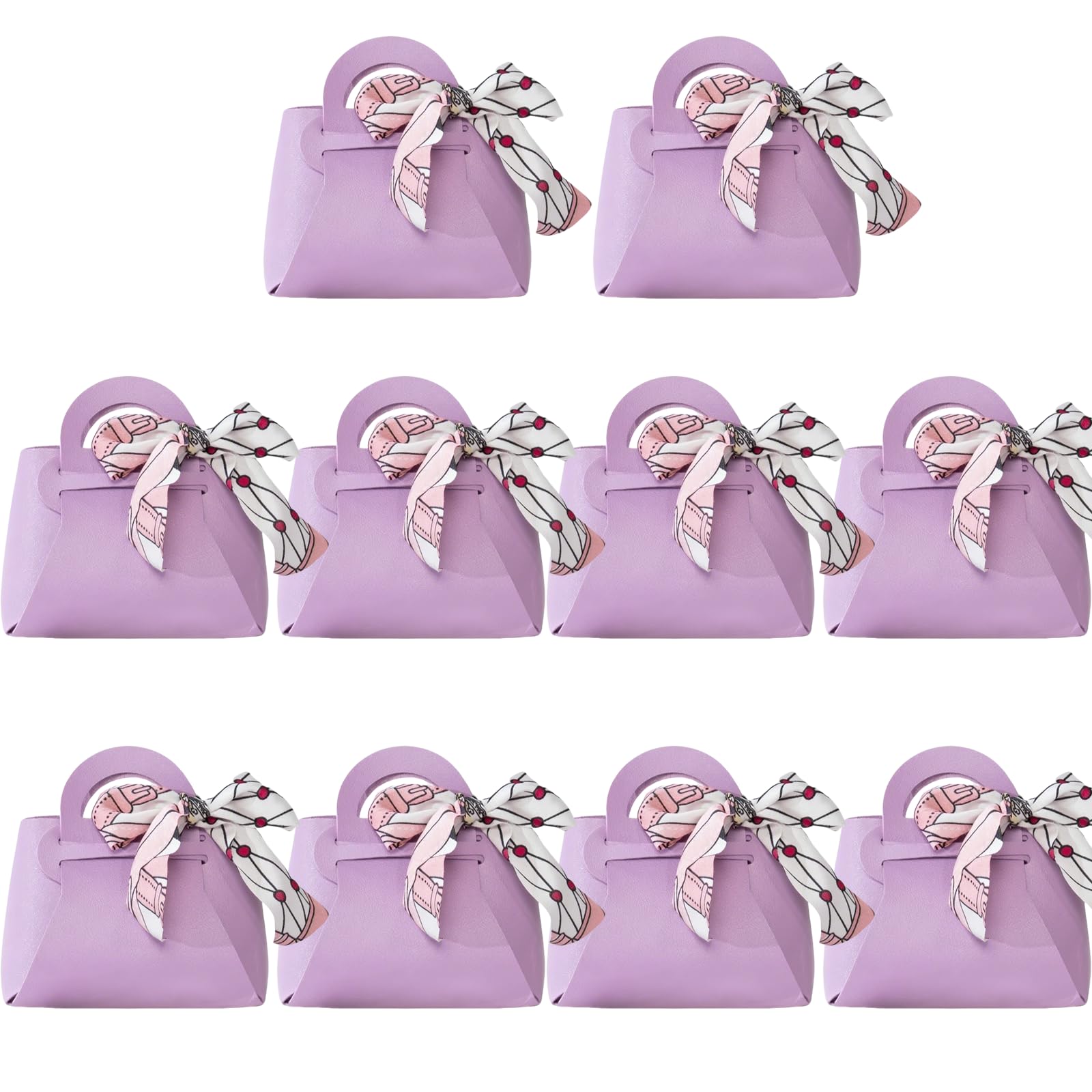 Photo 1 of *MISSING PARTS UNKNOWN*
HOSDZOU 10 Pack Leather Wedding Candy Gift Bags with Handle Reusable Party Favor Boxes for Weddings, Baby Showers, Birthday, Weddings,Christmas, Halloween (Purple, Large)