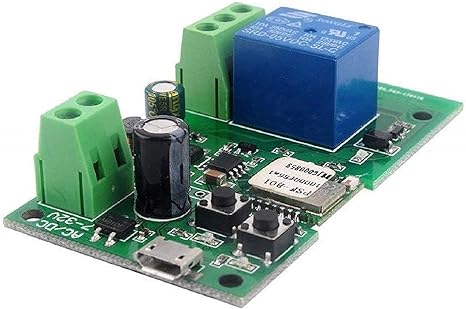 MHCOZY Smart Wireless WiFi Relay Switch control de voz de su chimenea trabajo con Alexa Assistant IFTTT 1CH 5 32V