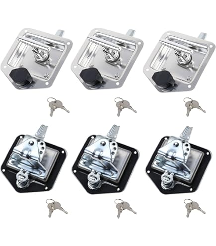 Generac Pull Tab Door Lock - Stainless Steel Replacement Part #0F5049B