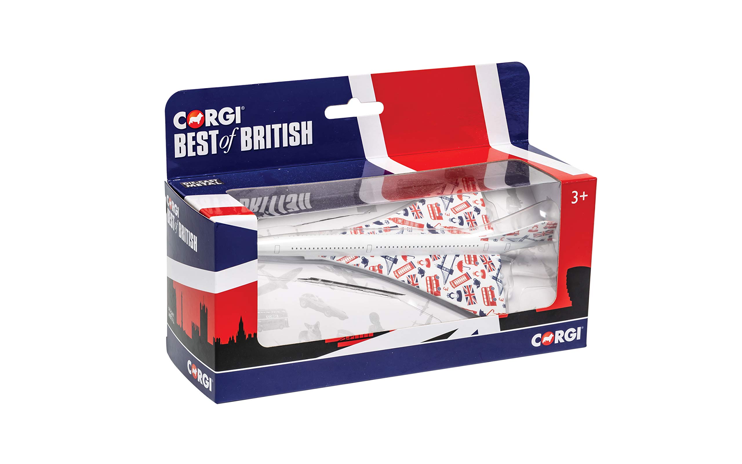 Corgi GS84007 Best of British Concorde, Red, 185 mm x 17.2 cm x 13.3 cm