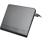 Perixx PERIPAD-506 Wired Slim USB Touchpad - Wired Detachable Touchpad for Desktop and Laptop User - Large Size 5.31x4.57x0.5