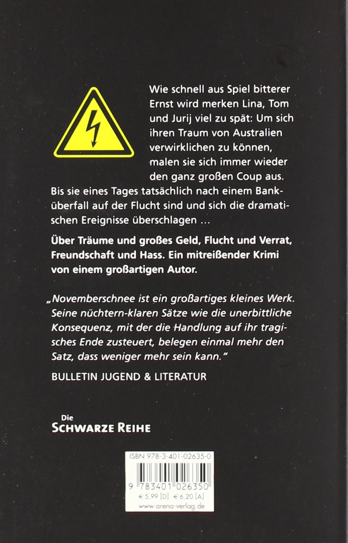 Novemberschnee 2635 Banscherus Jurgen Amazon Nl