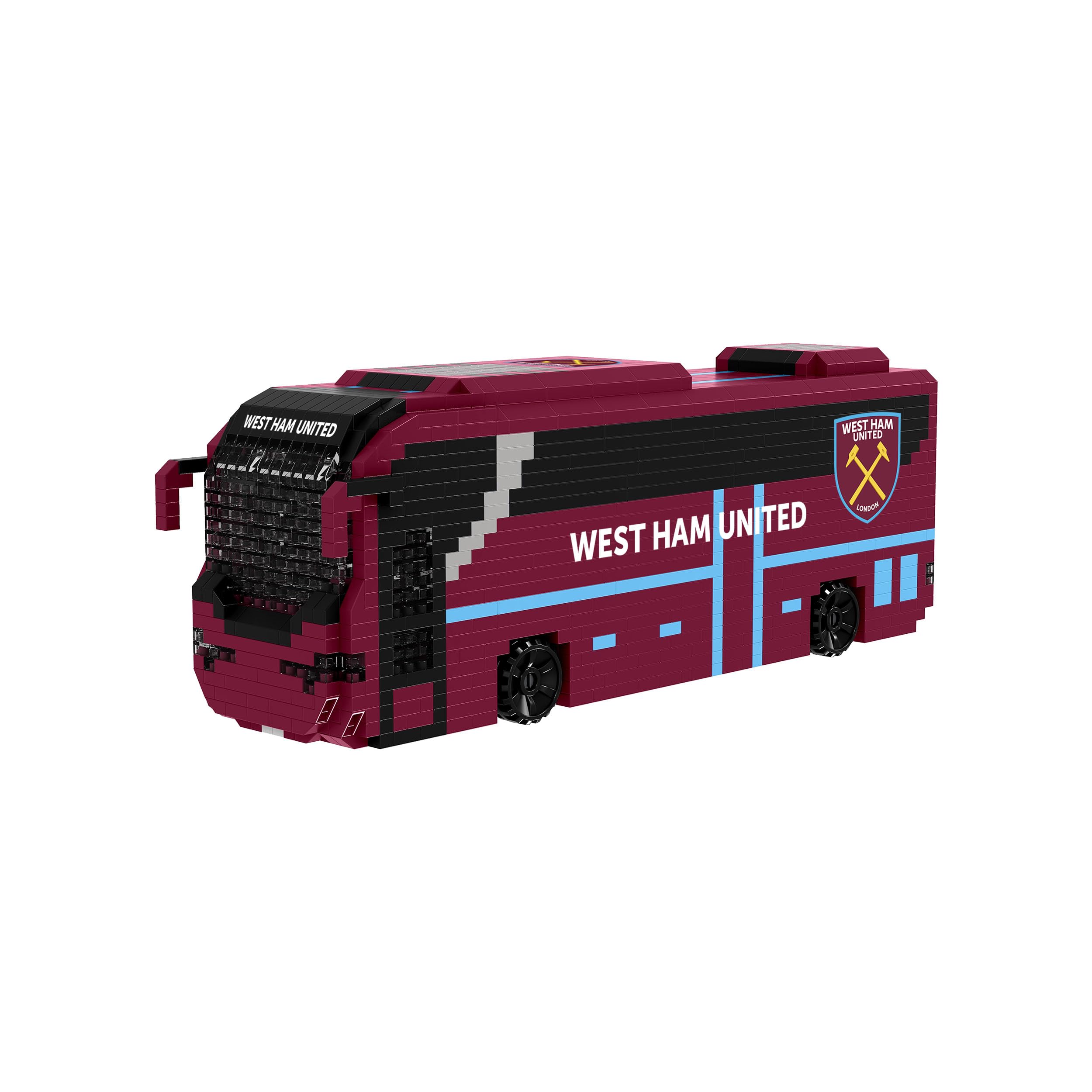 FOCO Officially Licensed West Ham United FC BRXLZ 3D Bricks Coach Construction Toy Model — image 1