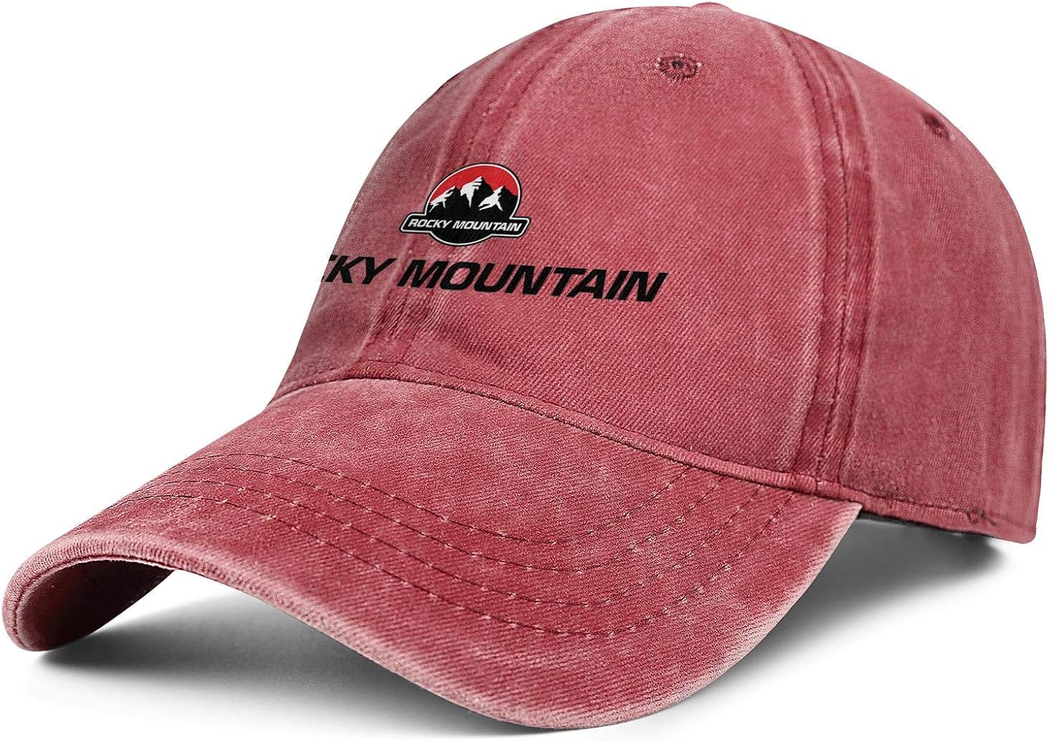 DXQIANG RockyMountainBicycles Men Women Cool Denim Hat Adjustable