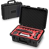 Waterproof Large Carrying Case Compatible with Nintendo Switch 2, Professional Hard Travel Protective Case Stores 12 Game Car