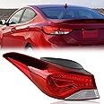 TODO Tail Light Assembly Compatible with 2014-2016 Hyundai Elantra, Fits 2014 Hyundai Elantra Coupe Driver Side, Outer
