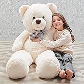 MaoGoLan Giant Teddy Bear Big 4 Feet Stuffed Animal Stuffed Bear Baby Shower 47 inches Life Size Large Teddy for Girlfriend Boyfriend Wife Children