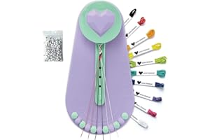 Choose Friendship, My Friendship Bracelet Maker®, an American Original | 20 Pre-Cut Threads and 150 Letter Beads - Makes Up to 8 Bracelets | Craft Kit, Gifts for Girls 8-12, Alphabet Beads