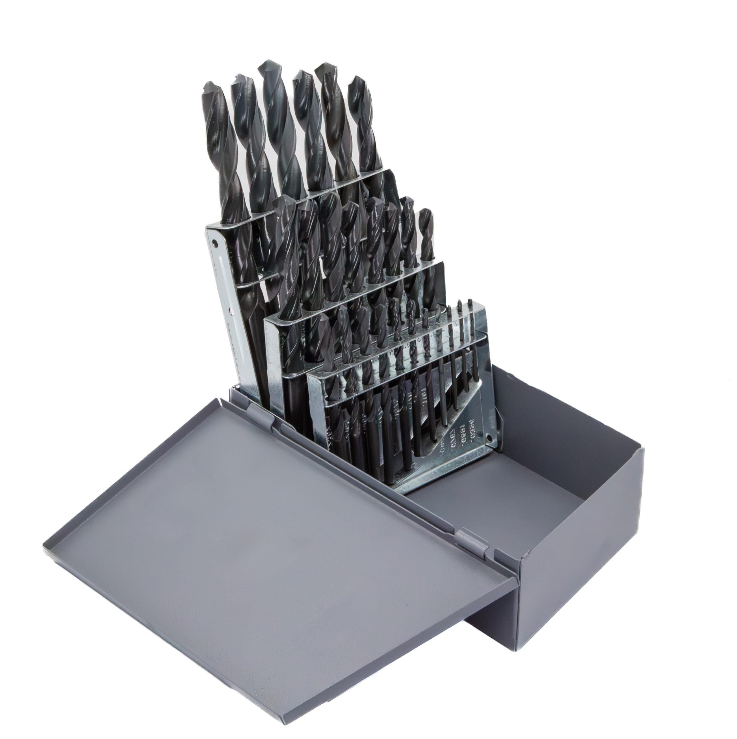 Drill America 25 Piece High Speed Steel Drill Bit
