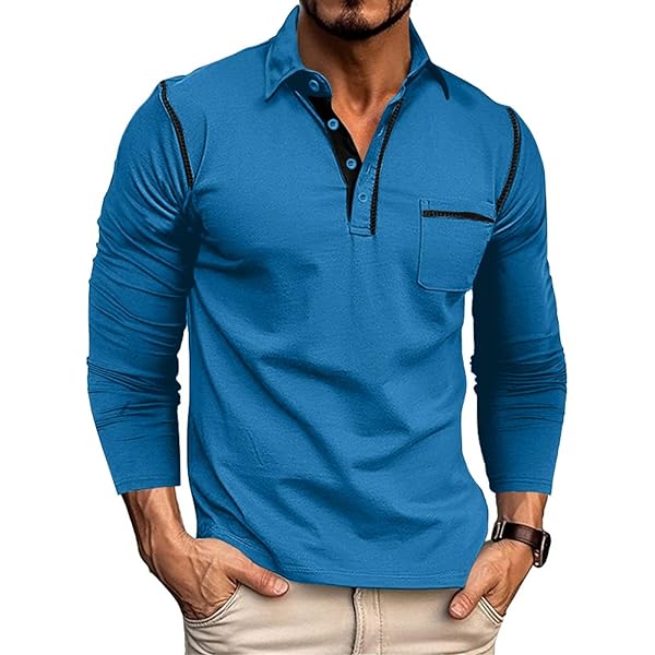Amazon.com: Men's Fashion Polo Shirts Classic Short Sleeve