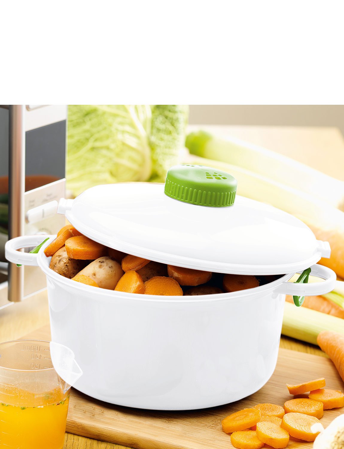 Microondas olla a presión talla única multicolor: Amazon.es: Hogar