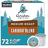Caribou Coffee Caribou Blend, Single-Serve Keurig K-Cup Pods, Medium Roast Coffee, 72 Count