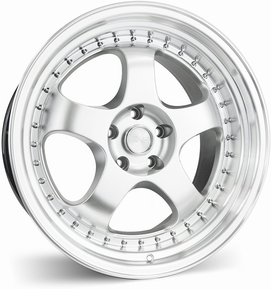 ESR Wheels 18X8.5 5X100 +30 73.1 Hyper Silver Machine Lip SR06 Rim