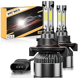 MIFMIA H13 LED Bulb, 40000LM 800% Brighter, Backup