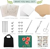 Rhykoka Extra Large Flower Press 11x11 inch 10 Layers Kit with Bag view 4