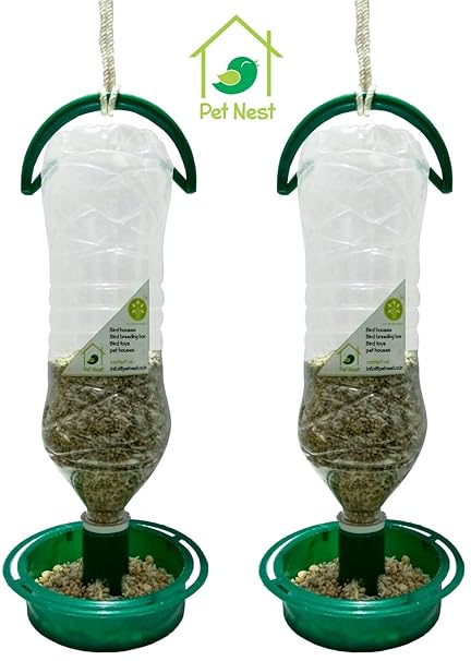 Petnest Diy Soda Bottle Bird Feeder Pack Of Two Amazon In Pet
