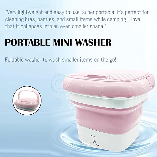 Mini Portable Washing Machine Folding Washing Machine Bucket Washer for  Clothes Laundry- Collapsible Washi