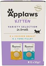 Applaws Natural Kitten Wet Food Multipack 12 x 50g Chicken Tuna Jelly view 1