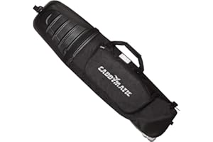 Caddymatic Hard Top Shell Padded Travel Cover with Wheels