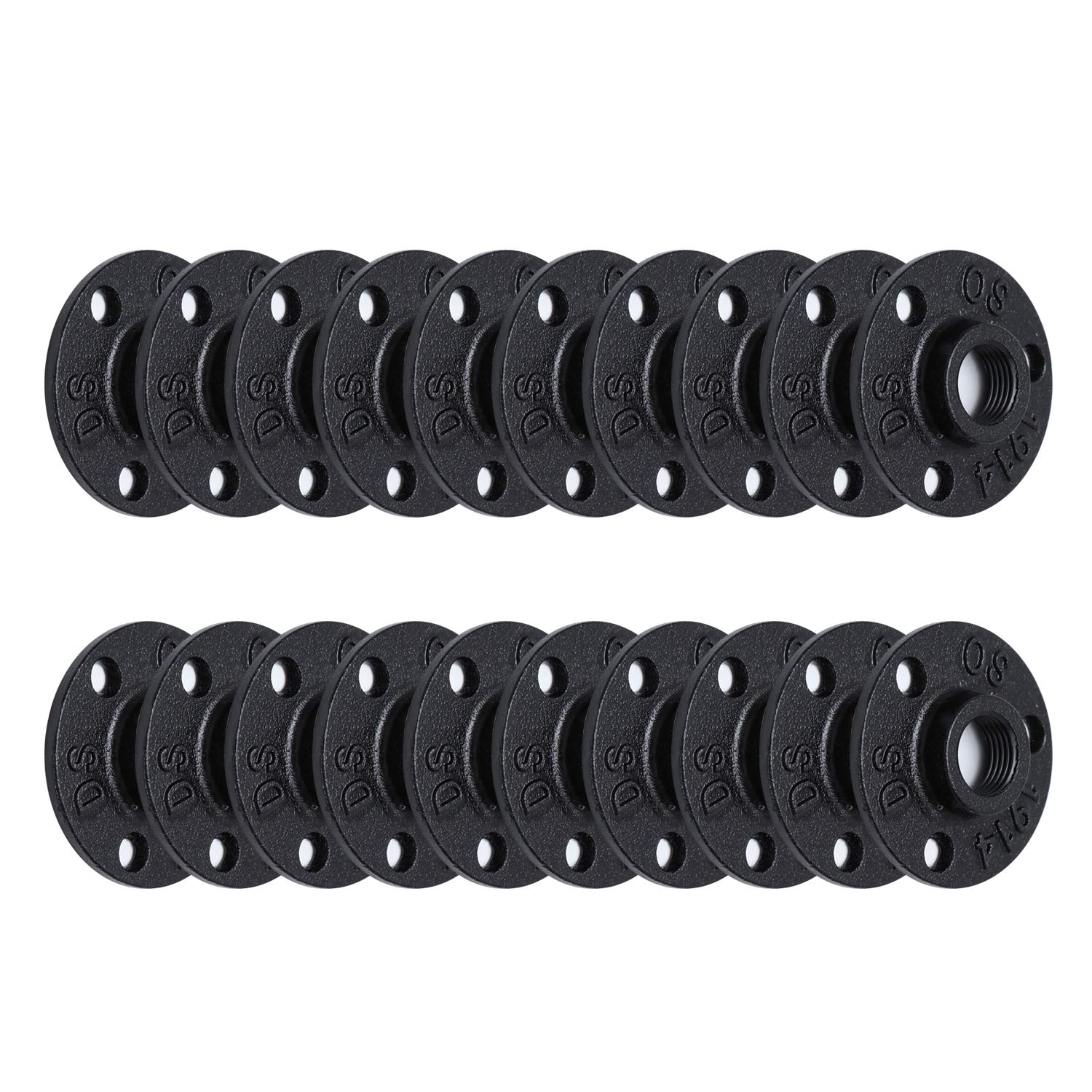 Antirust Black Painted Floor Flange, Home TZH