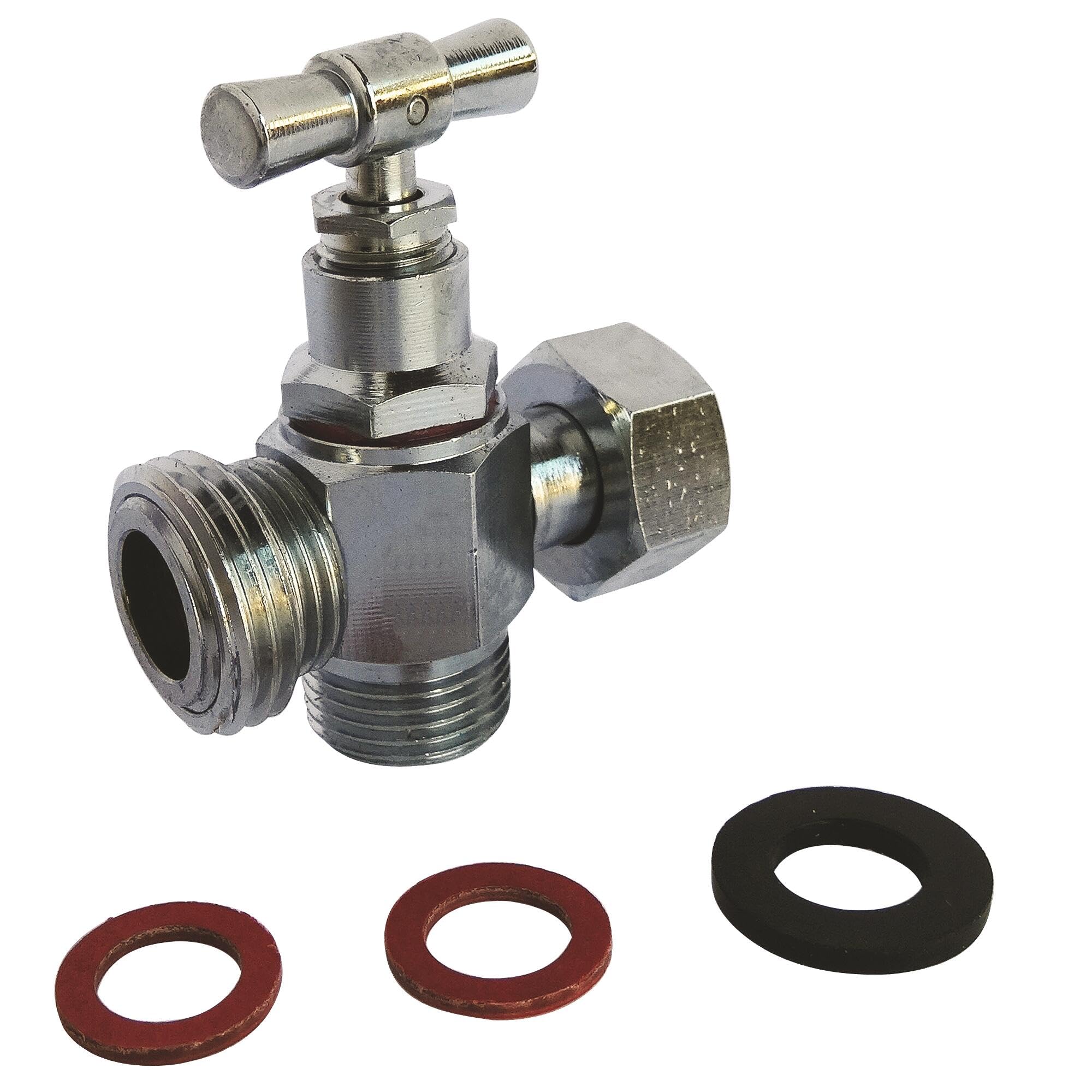 SOMATHERM FOR YOU 3-Way Toilet Stop Valve - White Rubber - CROB3V