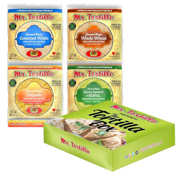MR. TORTILLA 60 CALORIE WRAPS – 6″ DELICIOUS...