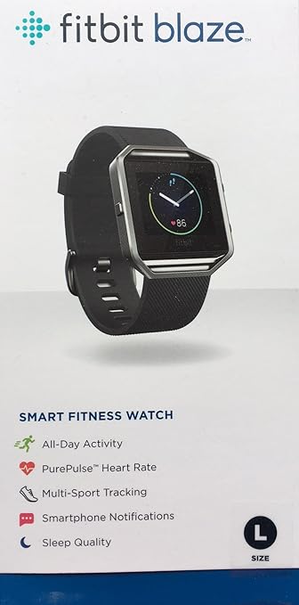 fitbit blaze smart fitness watch with heart rate monitor