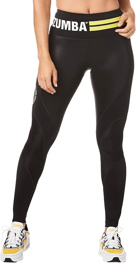 Zumba Fitness® Womens Shaping Workout Leggings with Fashion Print ...
