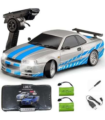 Amazon.com: Moonzeamus LDRC 1898 1:18 RC Drift Car 911 2.4GHz RWD