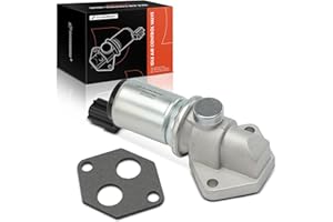 A-Premium Fuel Injection Idle Air Control Valve IAC - Compatible with Ford & Lincoln - 97-05 - Expedition, F-150, F-250, Blac