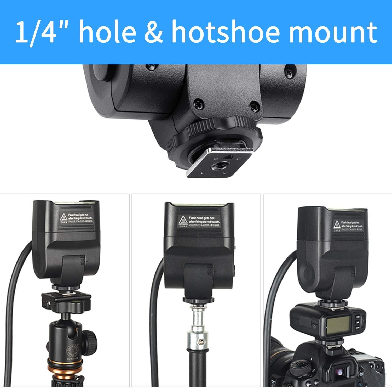 Godox EC200 Extender AD200 Separation Extender Flash Head with 2M Cable ...