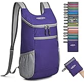G4Free Lightweight Packable Hiking Backpack for Men Women Small Hiking Daypacks Foldable Shoulder Pack Casual Outdoor Bag 11L