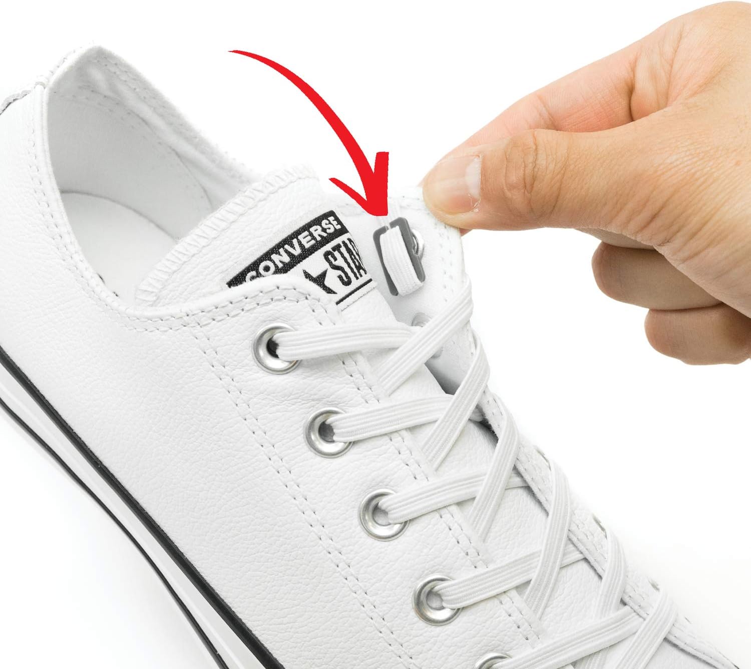 converse no tie shoelaces