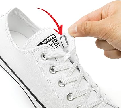 how to tie converse low tops bowless