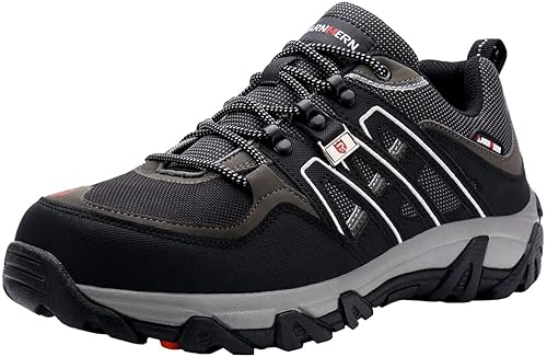 LARNMERN Steel Toe Shoes for Men Slip Resistant Work Shoes