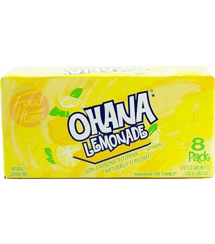 Amazon.com : Ohana! lemonade, non-carbonated drink, caffeine free