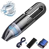 CAMFUN Handheld Vacuum Cleaner Cordless - Portable Car Vacuums Cleaner with 6KPa Strong Suction & 120W High Power, Mini Vacuu