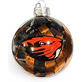 NCAA Oregon State Beavers Large Tinsel Ball Glass Ornament