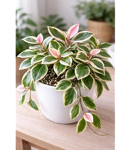 Amazon.com : Pearl Moon Rosary Vine - Ceropegia woodii Pretty Pk- String of  Hearts - 2.5" Pot : Patio, Lawn & Garden
