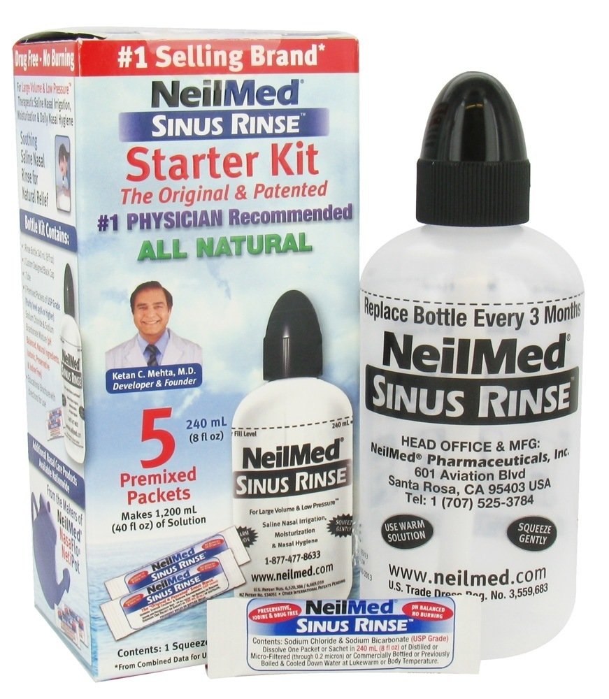 Neilmed SinusRinse All Natural Sinnus Relief 10 Sachets: Amazon.co.uk