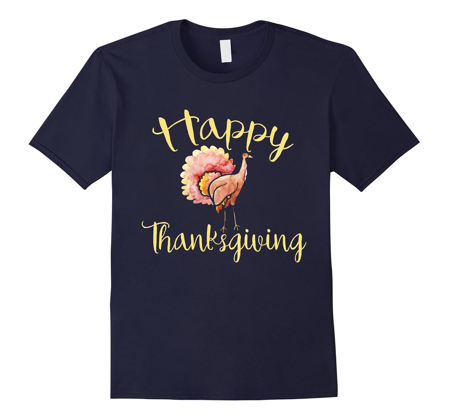 Happy Thanksgiving long sleeve t-shirt cute Family turkey-ANZ