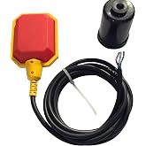 Float Switch for Sump Pump - 10-Foot Water Level Sensor with Honeywell Microswitch and Adjustable Tether Length for Ground Water Bilge Pump and Water Tank &ndash; Non-Corrosive PP Casing, Rated to 13 Amps