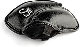 Craftsman Golf 12pcs Thick Synthetic Leather Iron Head Covers Set Black Silver view 3